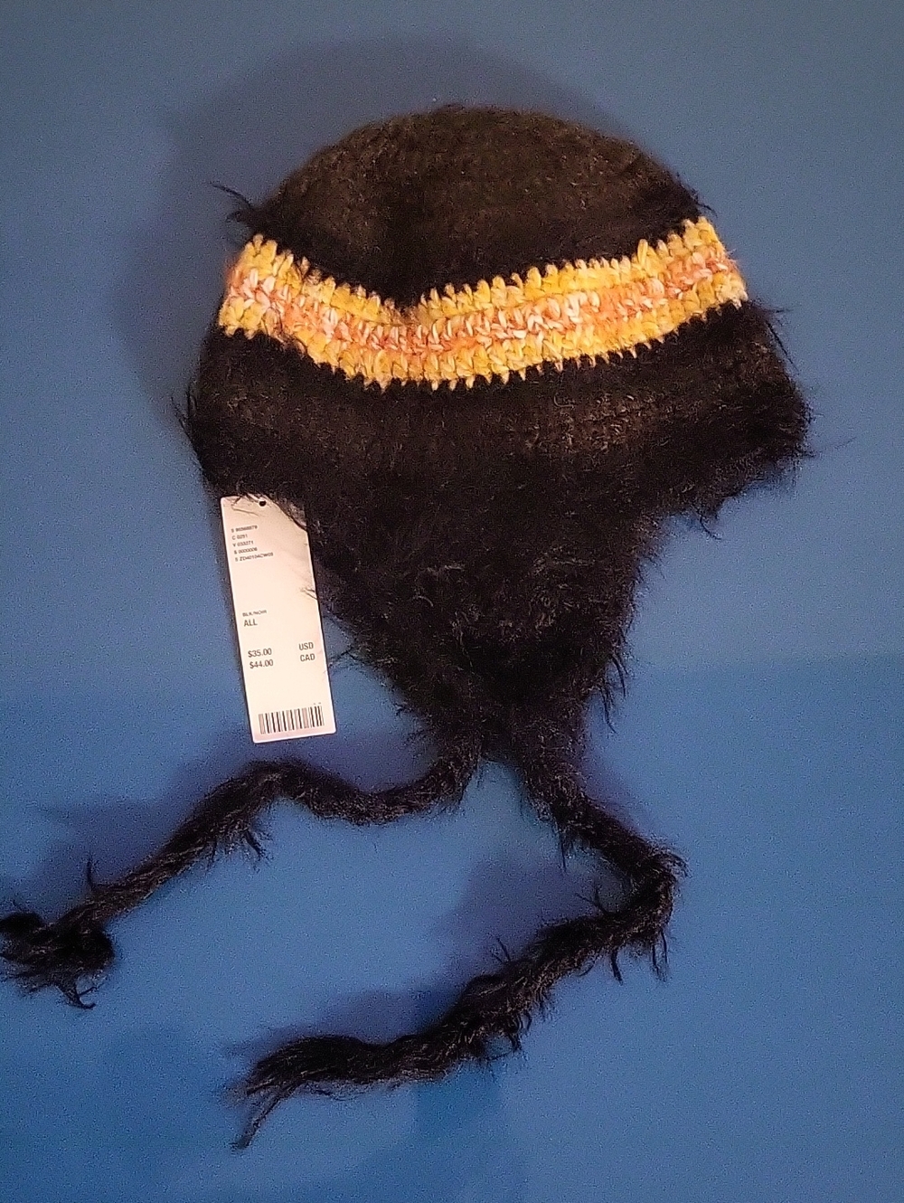 Retro Furry Flap Beanie EDM Rave